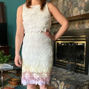 Dip-dyed 2 piece dress